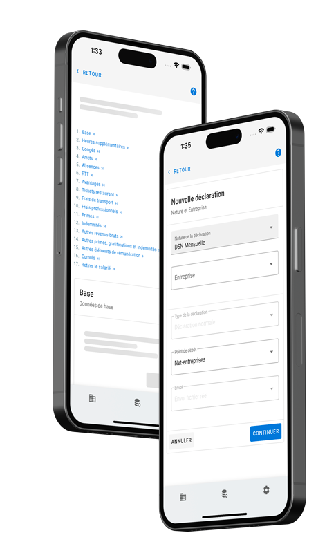 Gérez facilement vos déclarations sociales et bulletins de paie avec QuickDSN, l'application de paie complète disponible sur App Store et Google Play